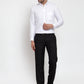 Jainish White Men's Cotton Solid Button Down Formal Shirts ( SF 713White ) | Swadesiicart