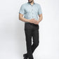 Jainish Green Men's Cotton Half Sleeves Solid Formal Shirts ( SF 754Sea-Green ) | Swadesiicart