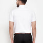 Jainish White Men's Cotton Half Sleeves Solid Formal Shirts ( SF 754White ) | Swadesiicart