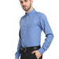 Jainish Blue Men's Button Down Collar Cotton Formal Shirt ( SF 785Light-Blue ) | Swadesiicart