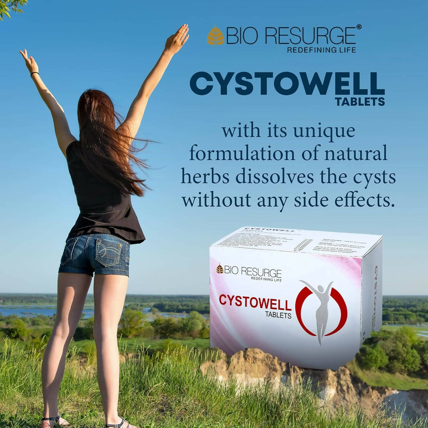 Bio Resurge Life Cystowell Tablets - Swadesiicart