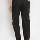 Jainish Men Black Solid Track Pants ( JOG 011Blackxxx ) - Swadesiicart