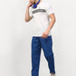 Jainish Men's Cotton Solid Track Pants - Blue - Swadesiicart