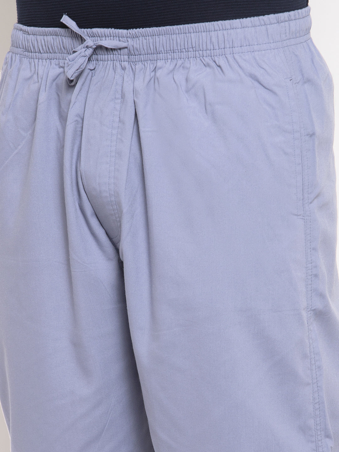 Jainish Men's Grey Solid Cotton Track Pants ( JOG 011Light-Grey ) - Swadesiicart