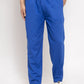 Jainish Men's Blue Solid Cotton Track Pants ( JOG 011Royal-Blue ) - Swadesiicart