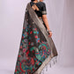 Shree Shyam Fashion Linen Cotton Black Saree