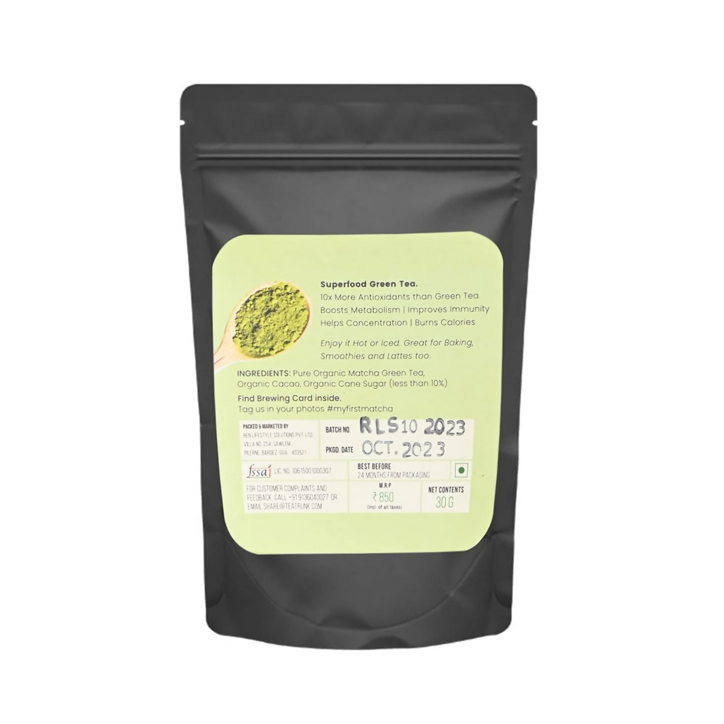 Tea Trunk Cacao Matcha Green Tea | Swadesiicart