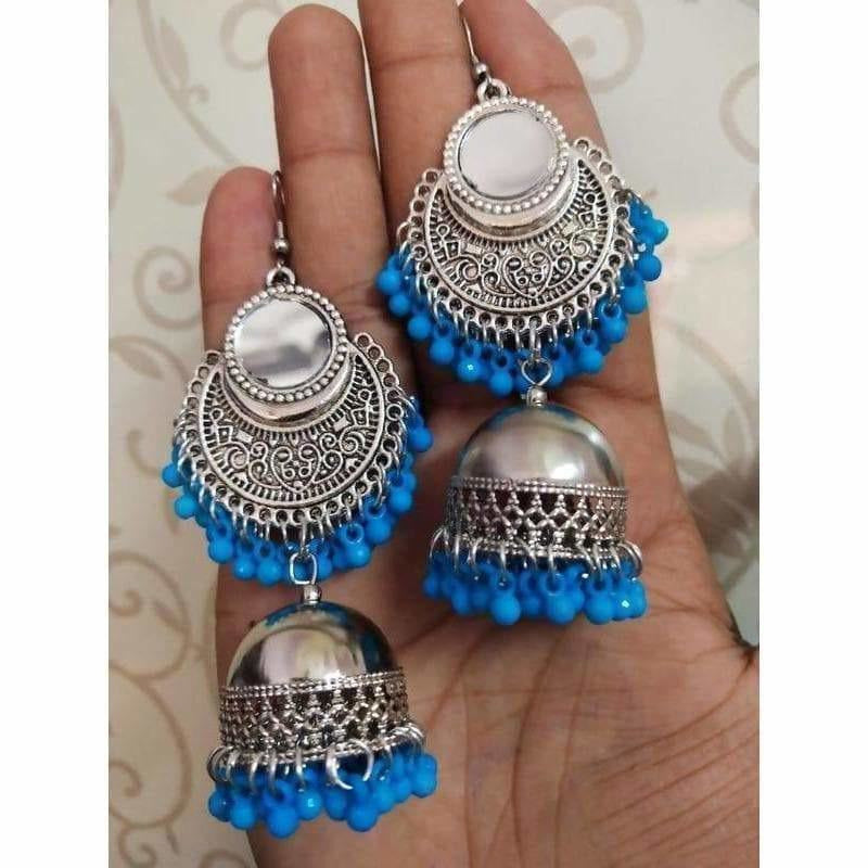 MS Fashion India Women artificial Color Blue Jewellery Earring | Swadesiicart