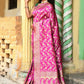 Joban Fashion Pink Soft Pure Handloom Banarasi Silk Saree | Swadesiicart