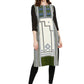 Ahalyaa Women Black & Cream-Coloured Printed Straight KurtI | Swadesiicart