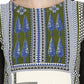 Ahalyaa Women Black & Cream-Coloured Printed Straight KurtI | Swadesiicart