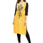 Ahalyaa Women Yellow Printed Straight Kurta | Swadesiicart