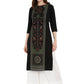 Ahalyaa Women Self Design Crepe Straight Beautiful Kurta | Swadesiicart