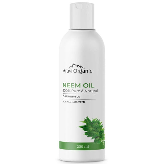 Aravi Organic 100 % Pure Cold Pressed Neem Oil | Swadesiicart