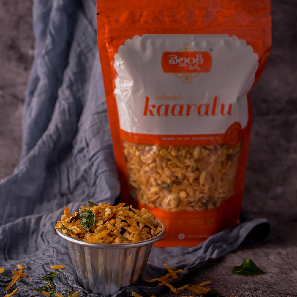 Vellanki Foods - Potato (Aloo) Mixture | Indian Snacks Ready to Eat Snacks | Homemade Andhra Snacks | Flavourful Indian Snacks - Swadesiicart