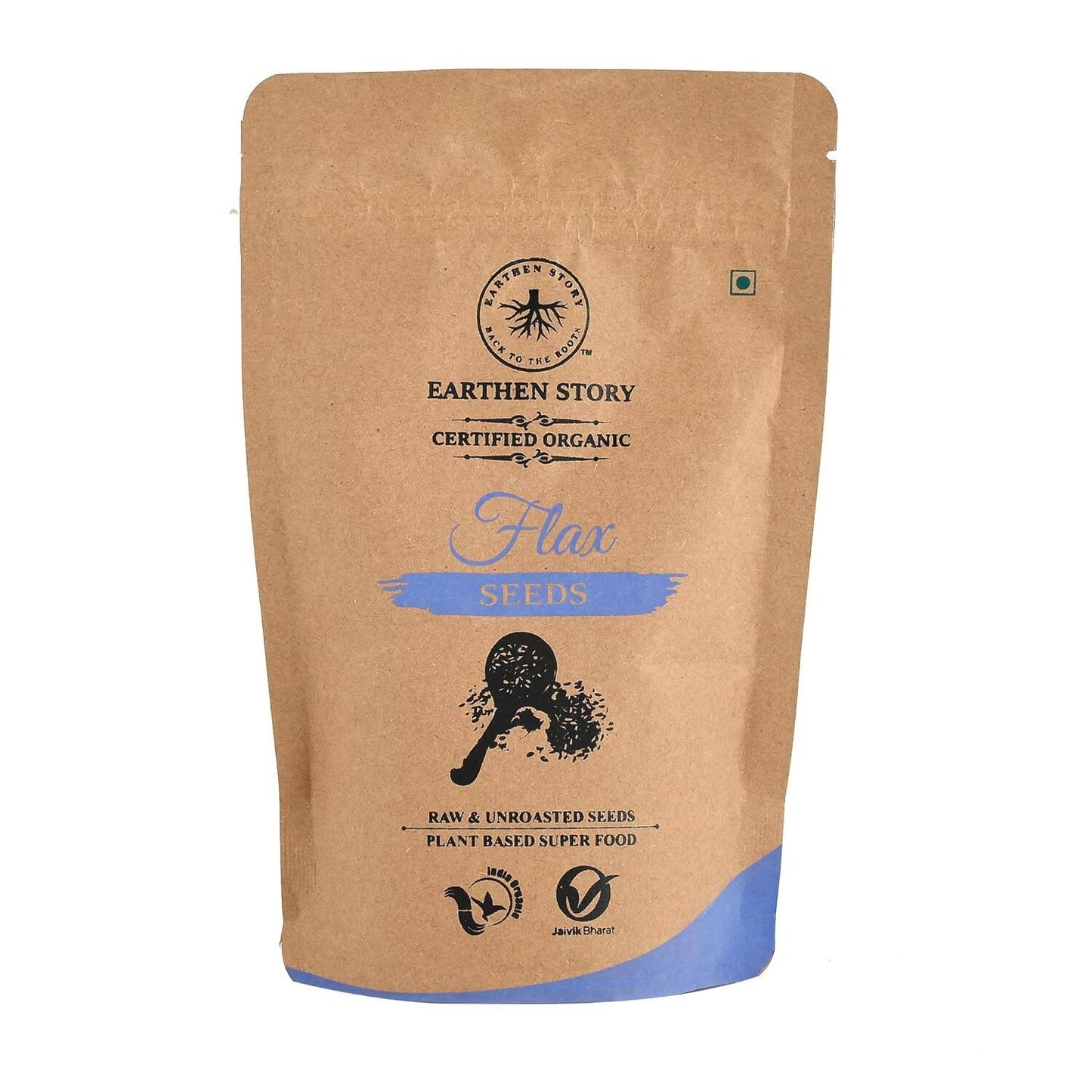 Earthen Story Certified Organic Flax Seeds | Swadesiicart