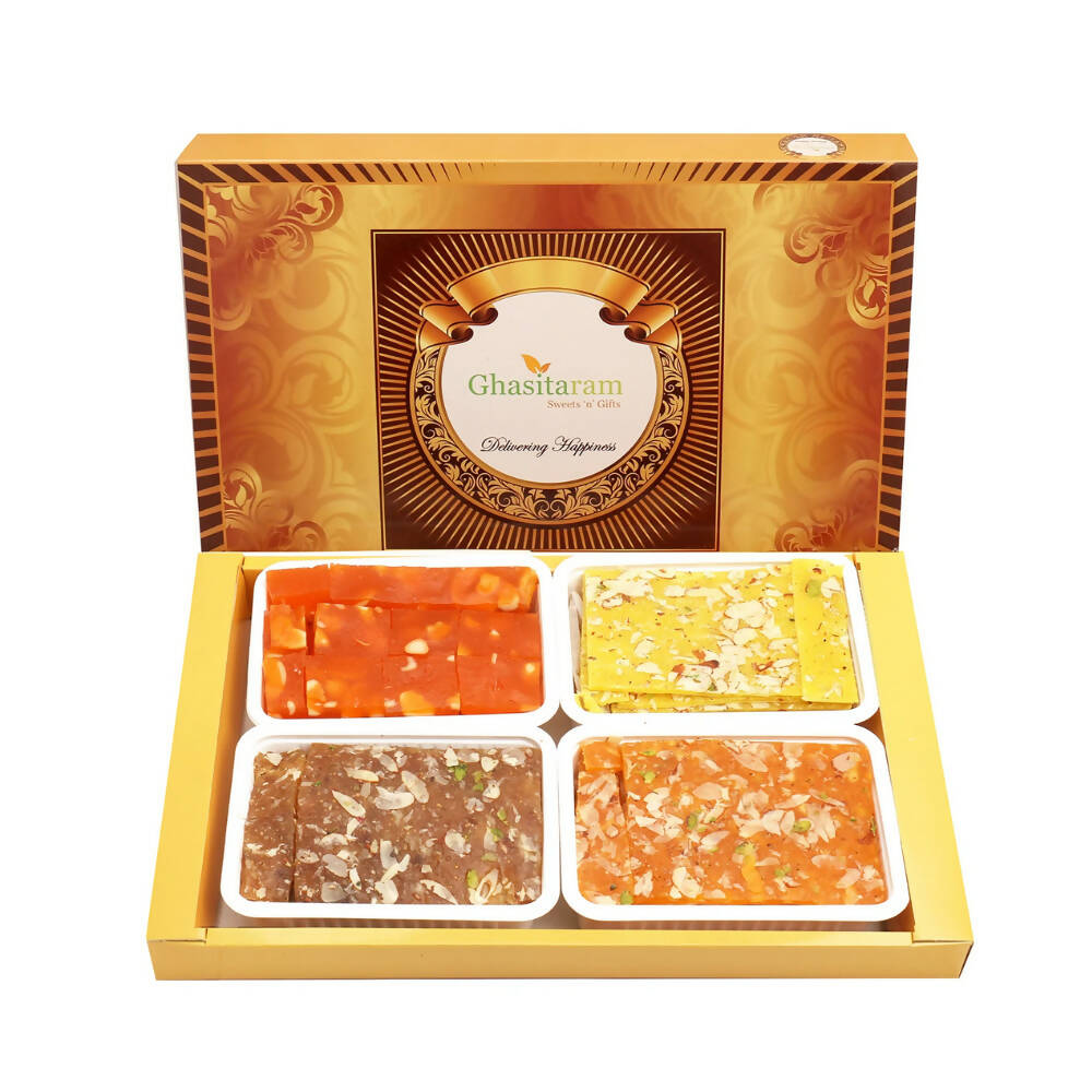 Ghasitaram Big Box of Assorted Halwas | Swadesiicart