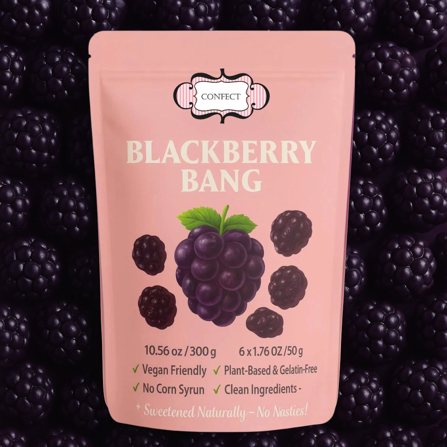Confect Blackberry Bang Gummies