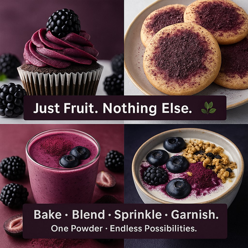 Confect Blackberry Fruit Powder