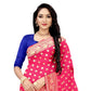 Vamika Pink Weaving Banarasi Jacquard Saree | Swadesiicart