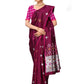 Vamika Weaving Banarasi Jacquard Maroon Kanjivaram Saree | Swadesiicart