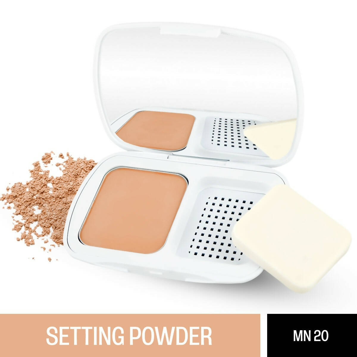 Insight Cosmetics Flawless Finish Setting Powder Non Oily Matte Look MN 20 - Swadesiicart