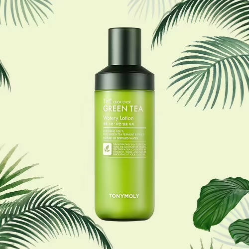 Tonymoly The Chok Chok Green Tea Watery Lotion - Korean Skincare | Swadesiicart
