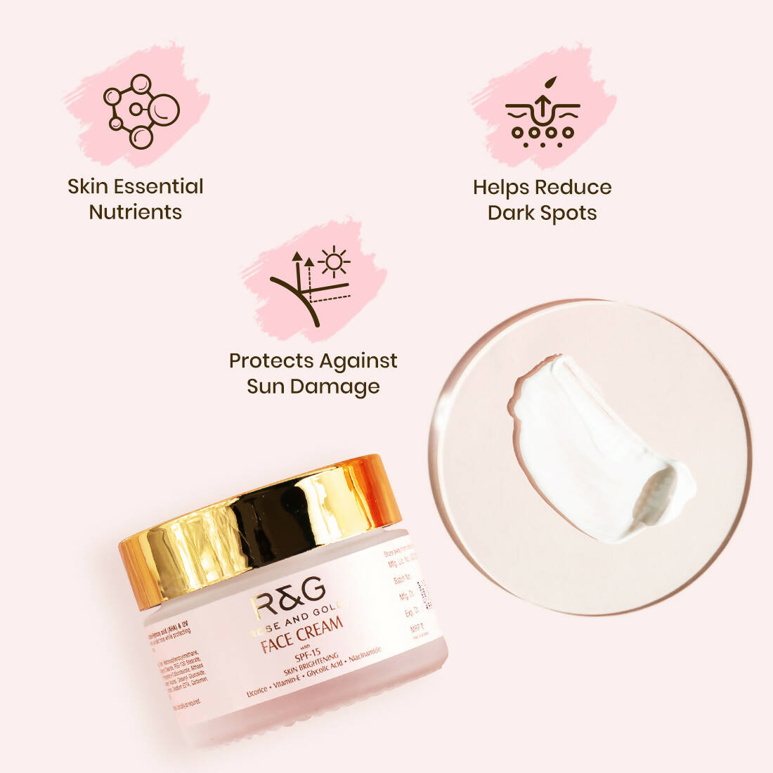 Vasu Healthcare R&G Skin Brightening Face Cream With SPF-15 - Swadesiicart
