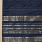 Janasya Straight Magics Slub Blue Embroidered Round Neck Kurta,Bottom & Dupatta | Swadesiicart