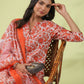 Janasya Regular Poly Cotton Off White Ethnic Motifs Round Neck Kurta Set - Swadesiicart