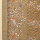 Janasya Gathered Poly Cotton Olive Floral Alia Cut Neck Kurta,Bottom & Dupatta - Swadesiicart