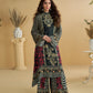 Aarshi Fashions Black Heavy Crepe Digital Print Palazzo Suits