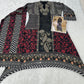 Aarshi Fashions Black Heavy Crepe Digital Print Palazzo Suits