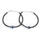 Priyaasi Women Black Beads Silver Plated Traditional Anklets - Limited Time Offer - Swadesiicart