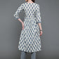 Antaran Beige Pure Cotton Embroidered Kurta Pant Set - Swadesiicart