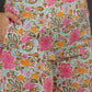 Antaran Sky Blue Pure Cotton Floral Printed Co Ord Set - Swadesiicart