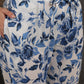 Antaran White Pure Cotton Printed Cord Set With Lace Detail - Swadesiicart