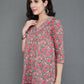 Antaran Grey Pure Cotton Embroidered Top - Swadesiicart