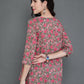 Antaran Grey Pure Cotton Embroidered Top - Swadesiicart