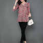 Antaran Grey Pure Cotton Embroidered Top - Swadesiicart