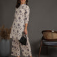 Antaran Beige Pure Cotton Printed Co Ord Set - Swadesiicart