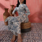 Antaran Off White Pure Cotton Printed Kurta Pant Set - Swadesiicart