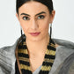 Mominos Fashion Johar Kamal Handicraft Finish Beads Work Long Necklace For Women (Black /Golden) | Swadesiicart