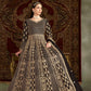Anaita Black Embroidered Net Stitched Anarkali Suit