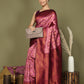 Shree Shyam Fashion Lichi Silk Light Pink Saree