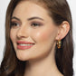 NVR Women Gold Circular Hoop Earrings | Swadesiicart