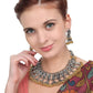 Mominos Fashion Parrot Design Choker Necklace Set With Golden Ghungoo online