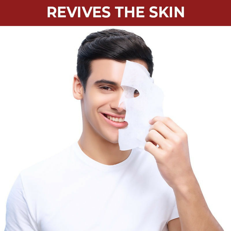 Nykaa Skin Secrets Exotic Indulgence Strawberry + Argan Oil Sheet Mask For Blemish - Free Skin - Swadesiicart