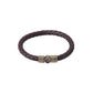 NVR Men's Brown Leather Bracelet - Swadesiicart