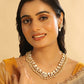 Nuyug 22K Gold Plated Ivory Dusk MOP Necklace | Swadesiicart